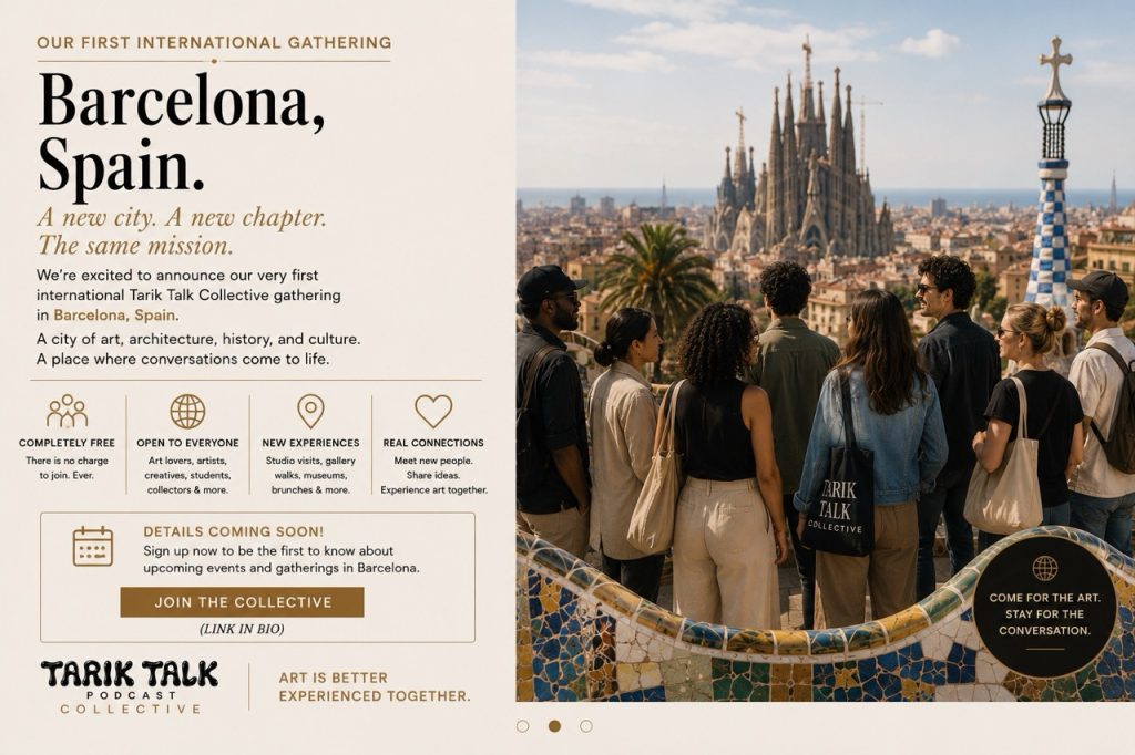 Tarik Talk Collective international art gathering in Barcelona, Spain